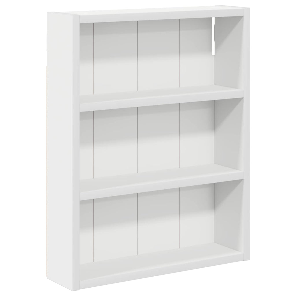vidaXL Szafka ścienna łazienkowa z półką Biały 40 x 10 x 50 cm