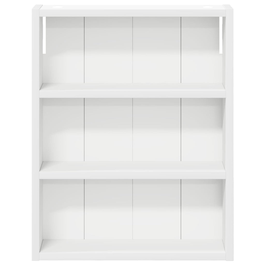 vidaXL Szafka ścienna łazienkowa z półką Biały 40 x 10 x 50 cm