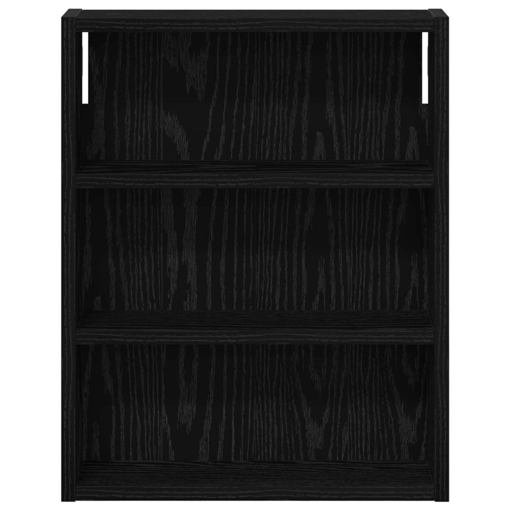 vidaXL Szafka ścienna łazienkowa z półką Czarny Dąb 40 x 10 x 50 cm