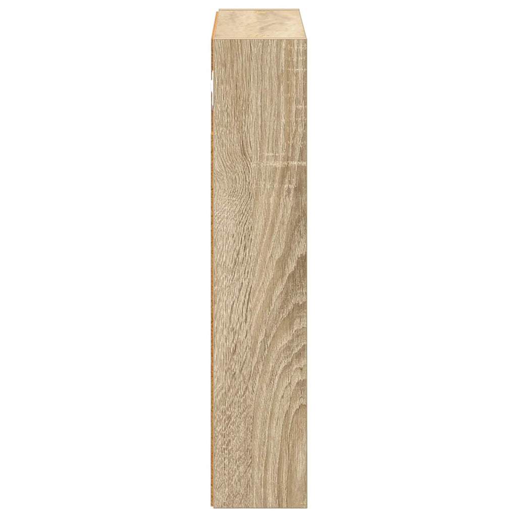 vidaXL Szafka ścienna łazienkowa z półką Dąb Sonoma 40 x 10 x 50 cm
