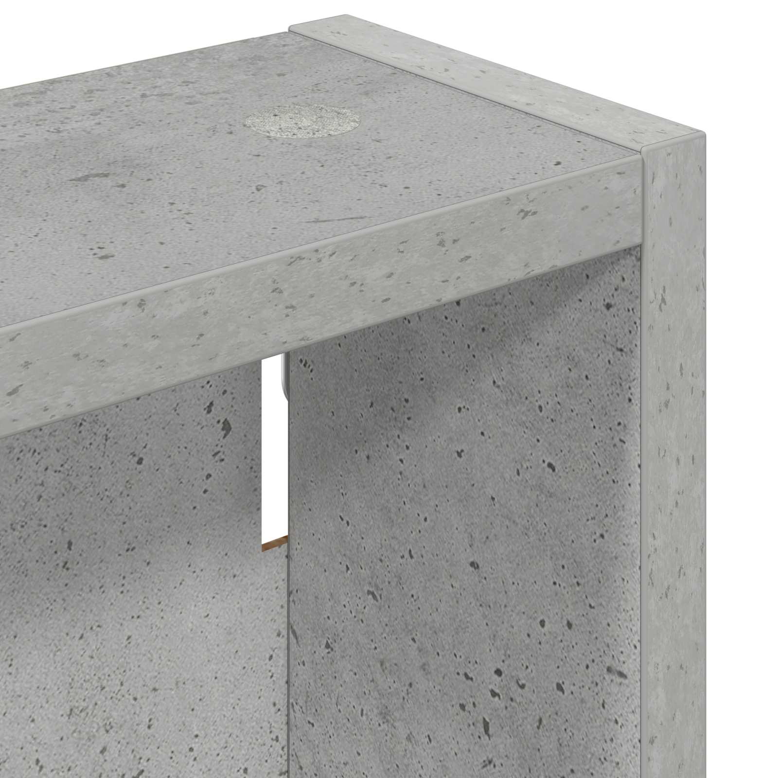 vidaXL Szafka ścienna łazienkowa Betonowy Szary 40 x 10 x 50 cm