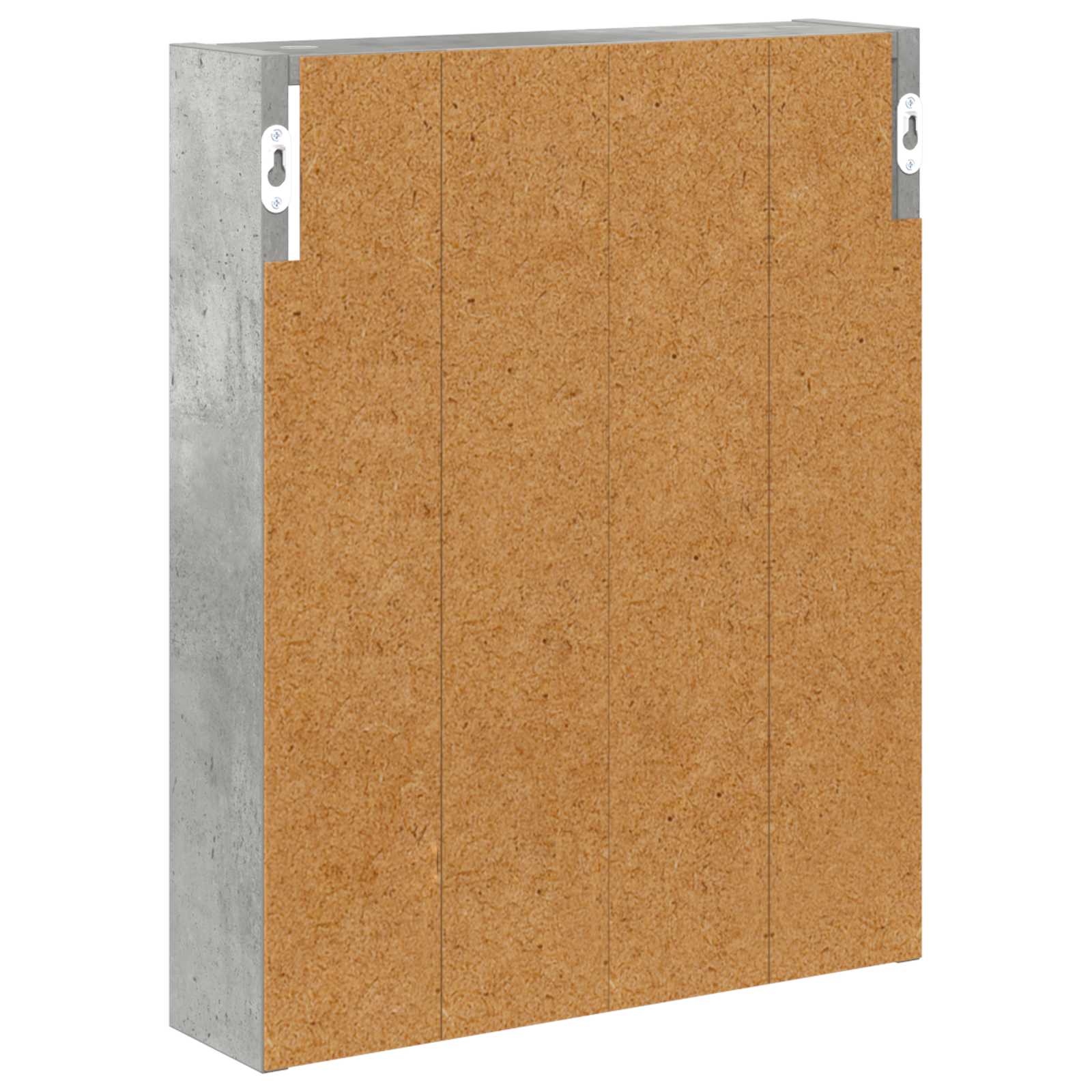 vidaXL Szafka ścienna łazienkowa Betonowy Szary 40 x 10 x 50 cm