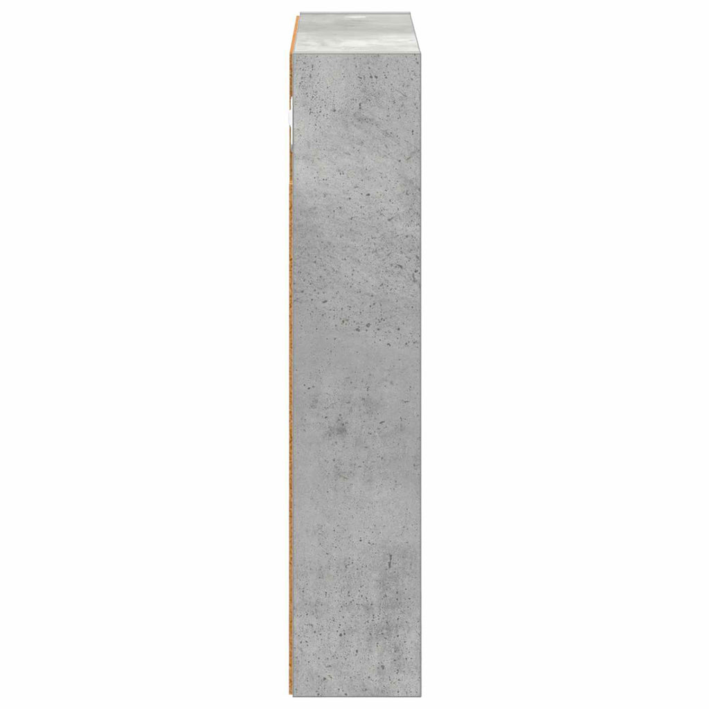 vidaXL Szafka ścienna łazienkowa Betonowy Szary 40 x 10 x 50 cm