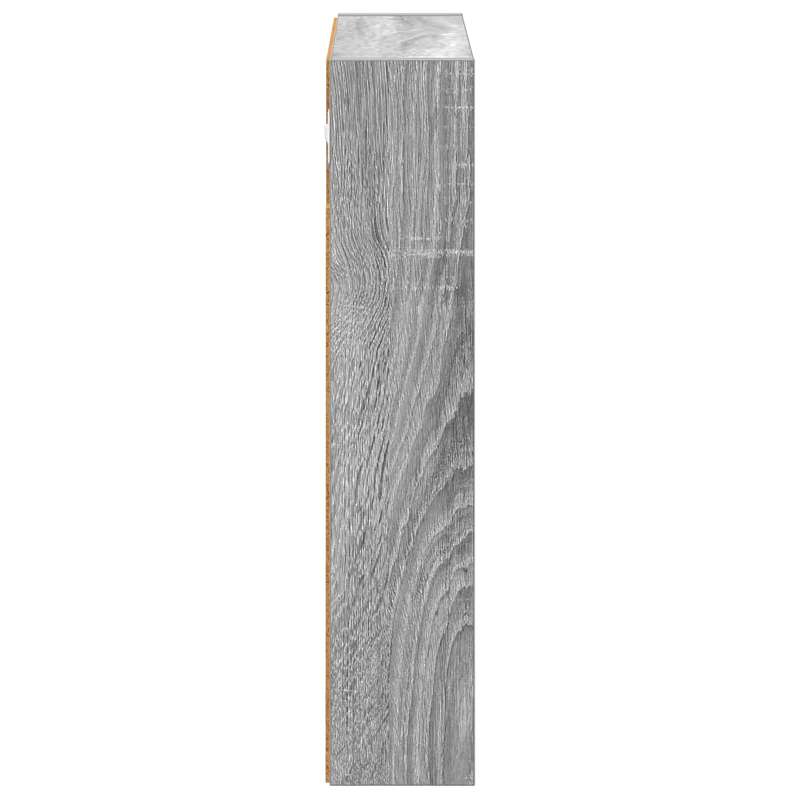 vidaXL Szafka ścienna łazienkowa z półką Szary Sonoma 40 x 10 x 50 cm
