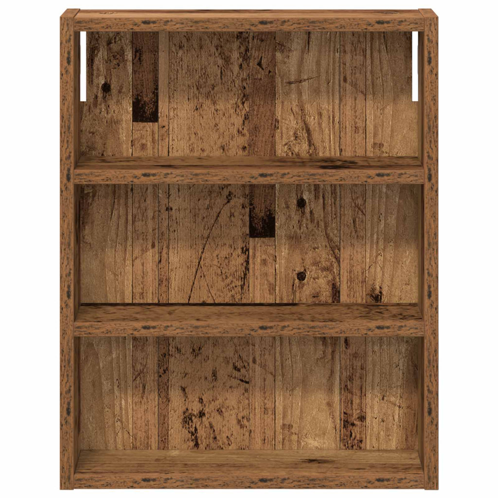 vidaXL Szafka ścienna łazienkowa z półką Stare drewno 40 x 10 x 50 cm