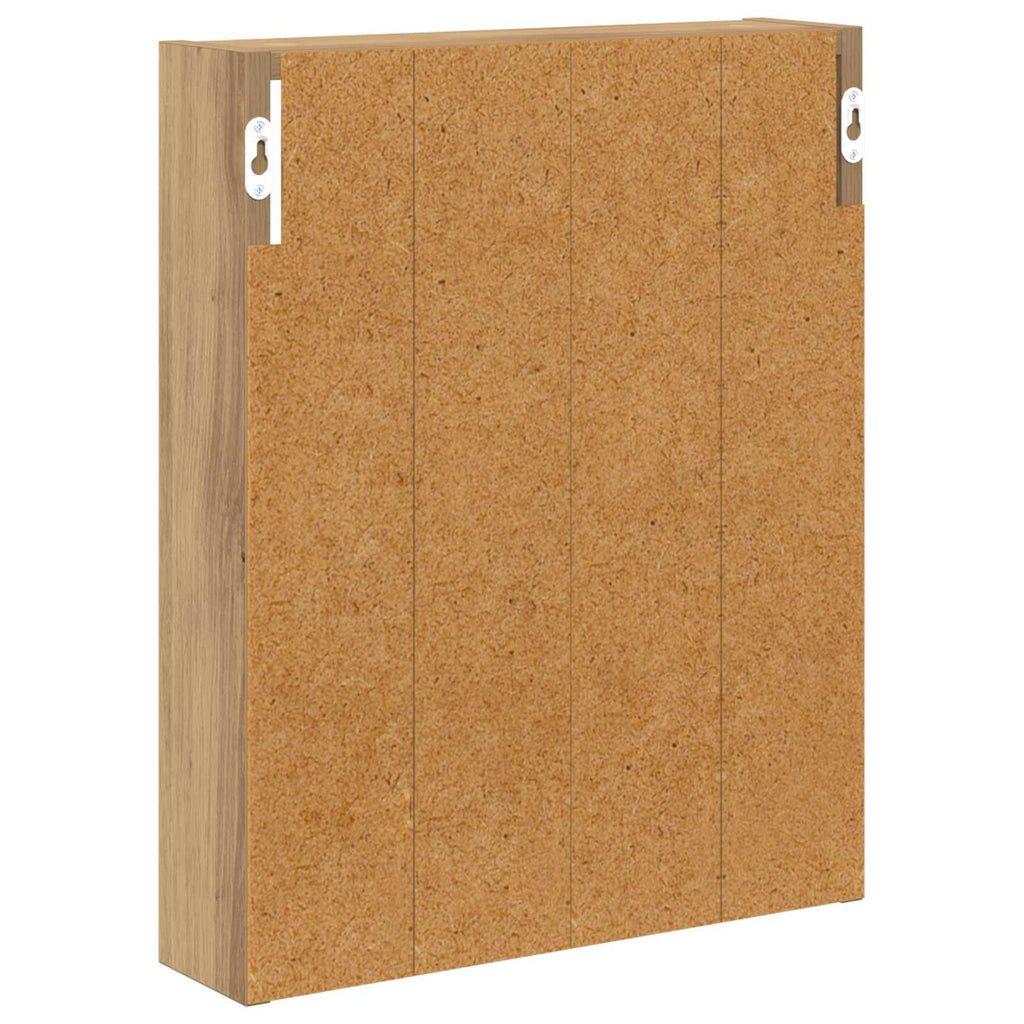 vidaXL Szafka ścienna łazienkowa Dąb rzemieślniczy 40 x 10 x 50 cm