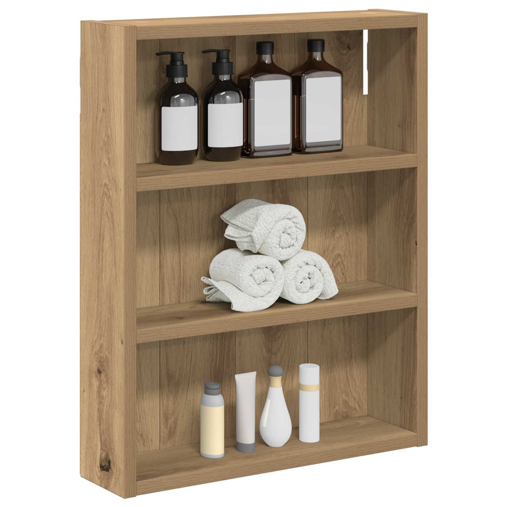 vidaXL Szafka ścienna łazienkowa Dąb rzemieślniczy 40 x 10 x 50 cm