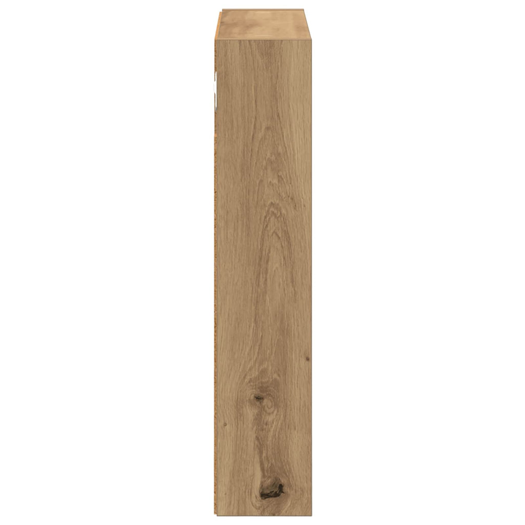 vidaXL Szafka ścienna łazienkowa Dąb rzemieślniczy 40 x 10 x 50 cm