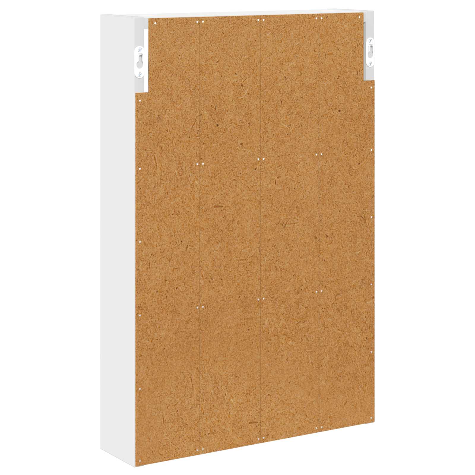 vidaXL Szafka ścienna łazienkowa z półką Biały 40 x 10 x 60,5 cm