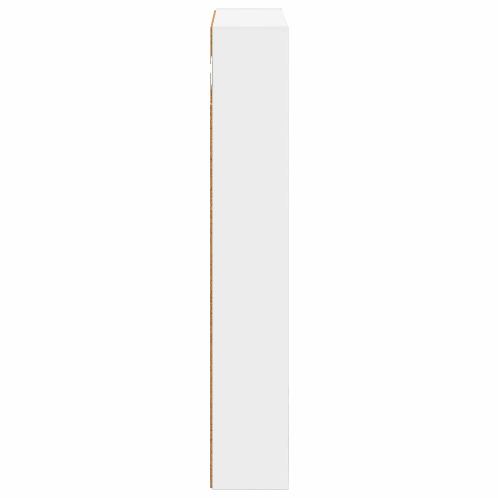vidaXL Szafka ścienna łazienkowa z półką Biały 40 x 10 x 60,5 cm
