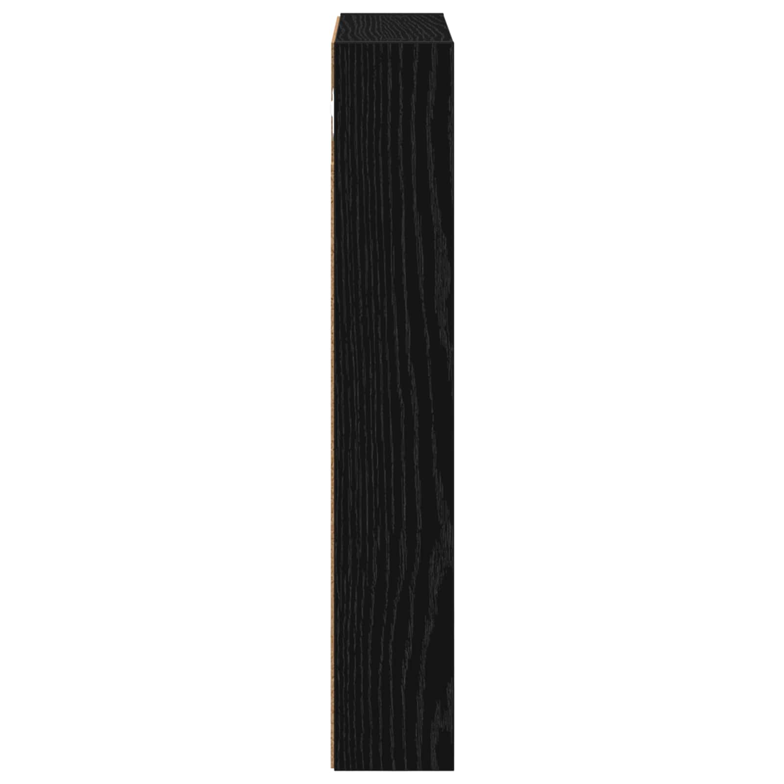 vidaXL Szafka ścienna łazienkowa z półką Czarny Dąb 40 x 10 x 60,5 cm