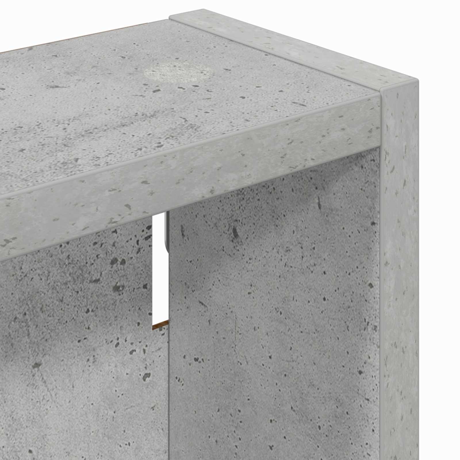 vidaXL Szafka ścienna łazienkowa Betonowy Szary 40 x 10 x 60,5 cm