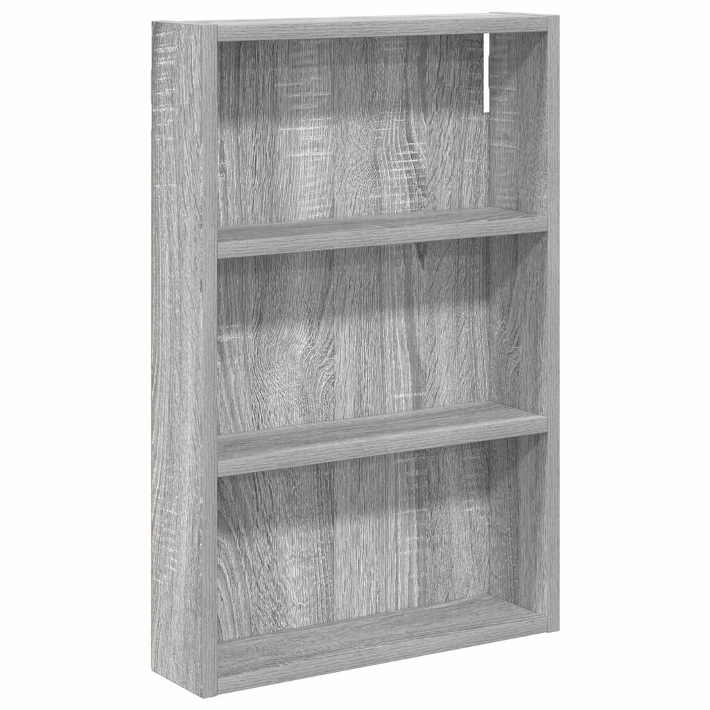 vidaXL Szafka ścienna łazienkowa Szary Sonoma 40 x 10 x 60,5 cm
