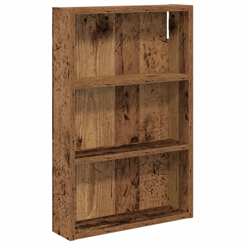 vidaXL Szafka ścienna łazienkowa Stare drewno 40 x 10 x 60,5 cm