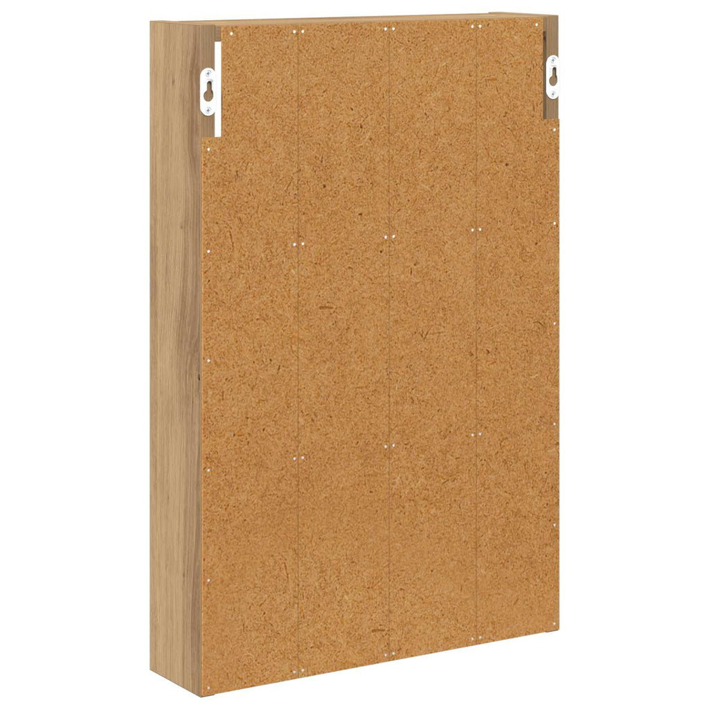 vidaXL Szafka ścienna łazienkowa Dąb rzemieślniczy 40 x 10 x 60,5 cm
