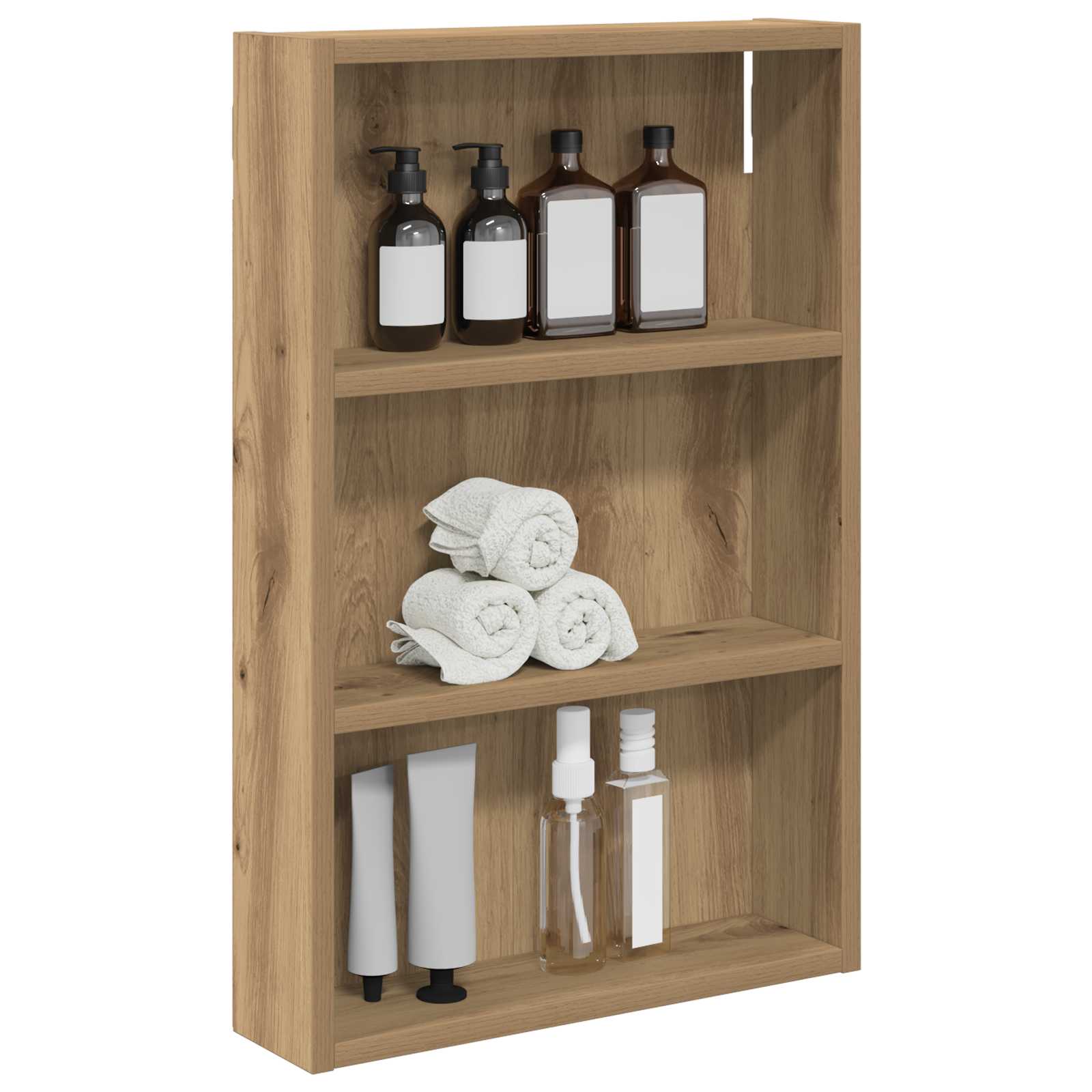 vidaXL Szafka ścienna łazienkowa Dąb rzemieślniczy 40 x 10 x 60,5 cm