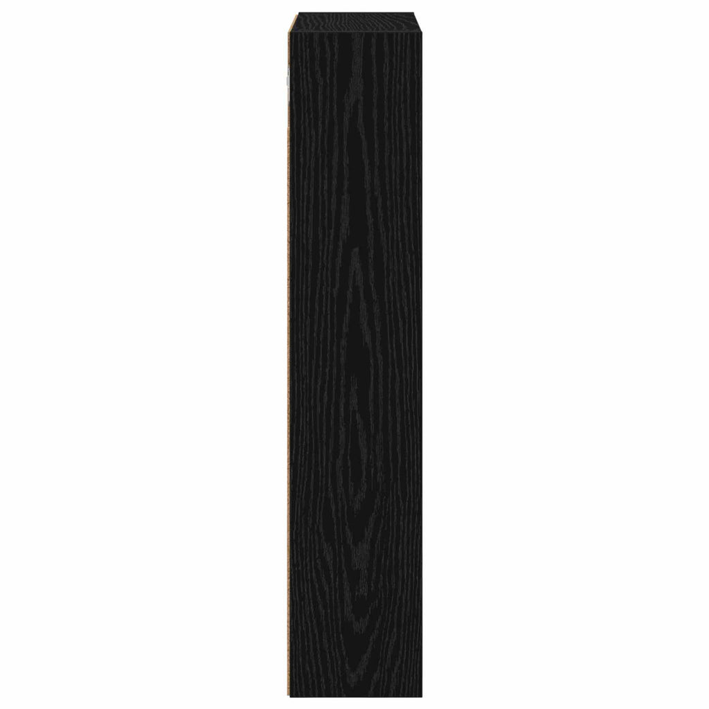 vidaXL Szafka ścienna łazienkowa z półką Czarny Dąb 40 x 14 x 70 cm