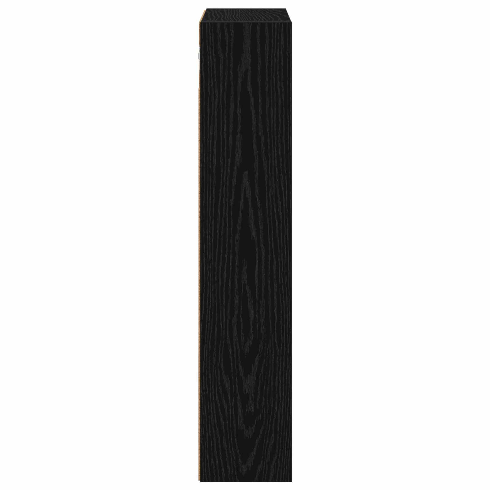 vidaXL Szafka ścienna łazienkowa z półką Czarny Dąb 40 x 14 x 70 cm