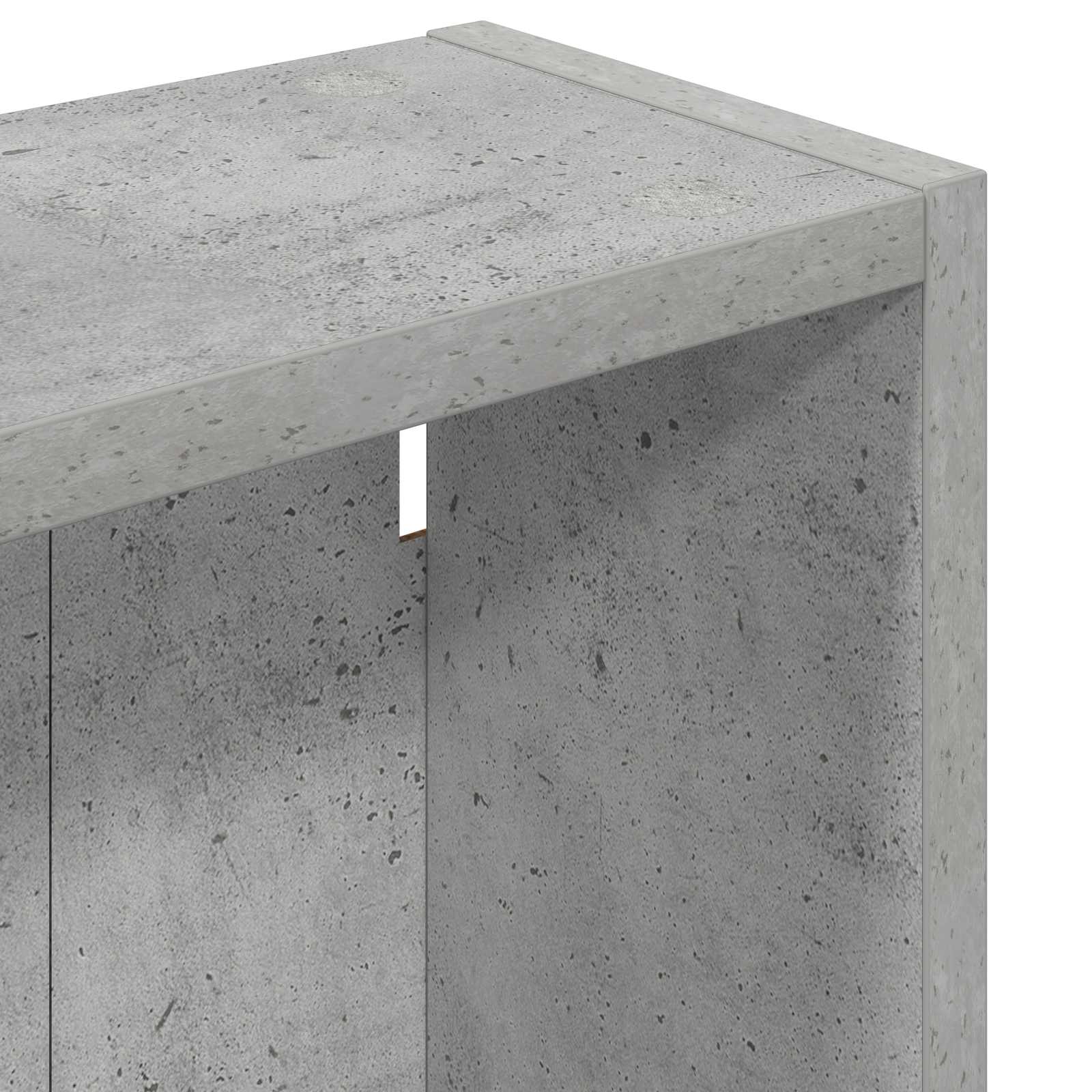 vidaXL Szafka ścienna łazienkowa Betonowy Szary 40 x 14 x 70 cm