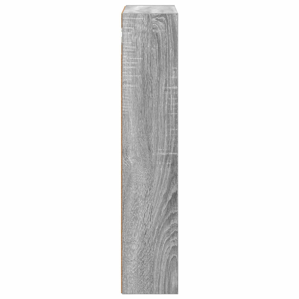 vidaXL Szafka ścienna łazienkowa z półką Szary Sonoma 40 x 14 x 70 cm