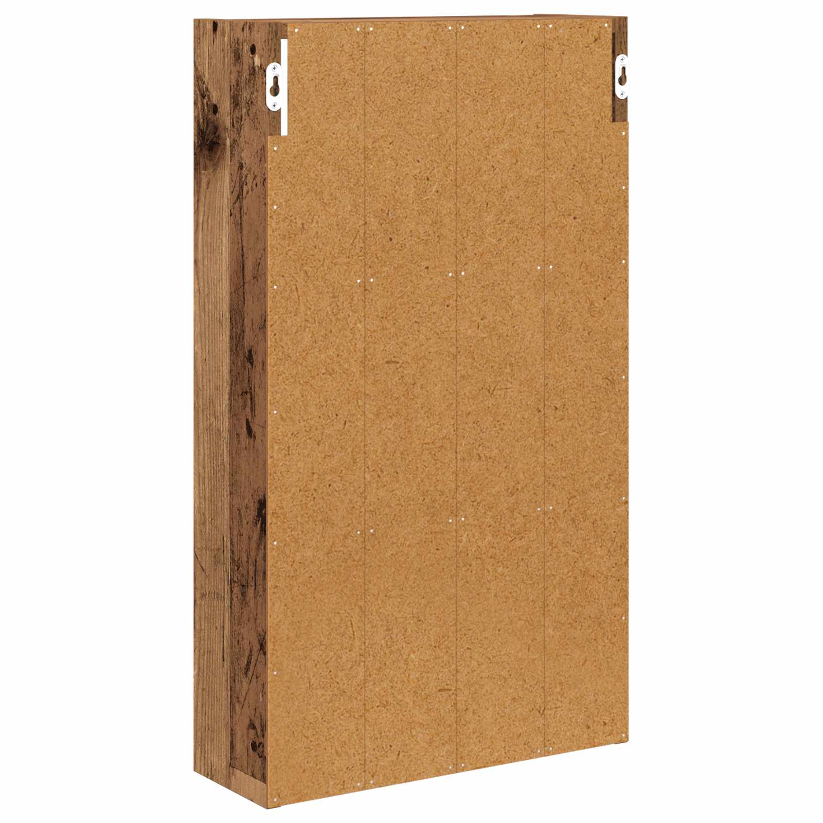 vidaXL Szafka ścienna łazienkowa z półką Stare drewno 40 x 14 x 70 cm