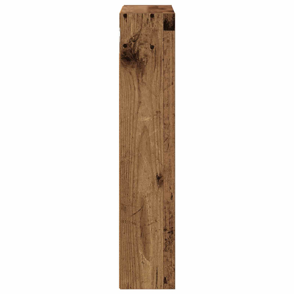 vidaXL Szafka ścienna łazienkowa z półką Stare drewno 40 x 14 x 70 cm