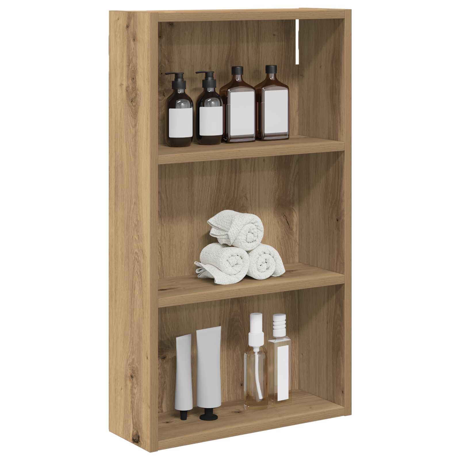 vidaXL Szafka ścienna łazienkowa Dąb rzemieślniczy 40 x 14 x 70 cm