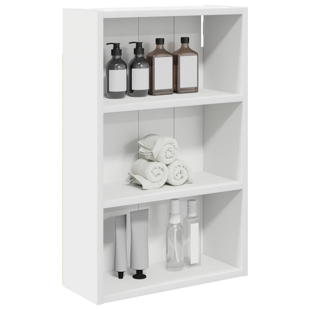 vidaXL Szafka ścienna łazienkowa Biały 40 x 16 x 62,5 cm