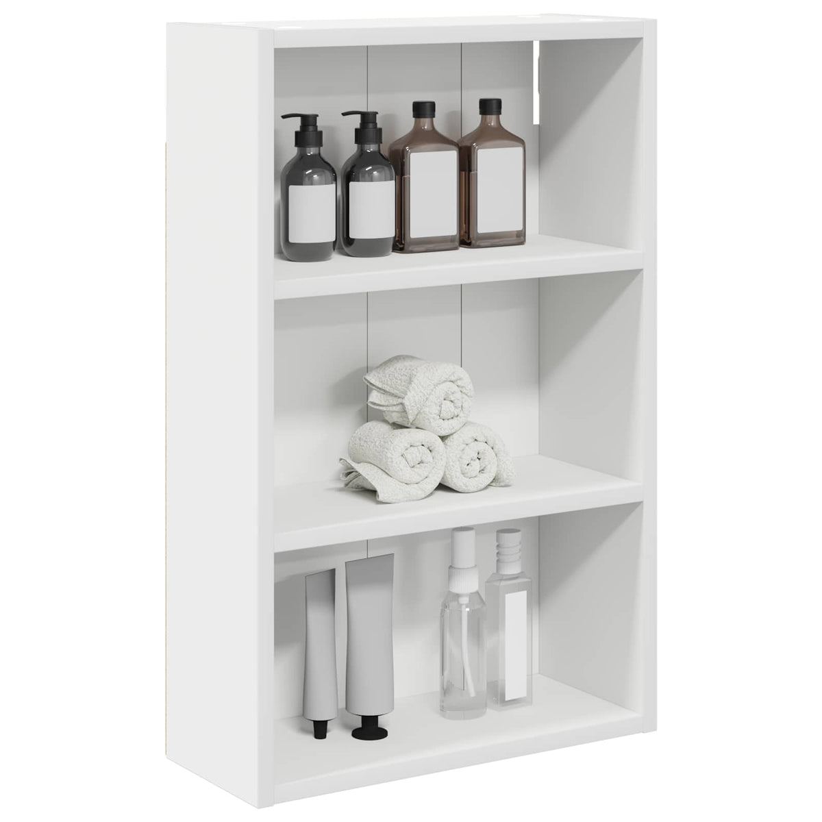 vidaXL Szafka ścienna łazienkowa Biały 40 x 16 x 62,5 cm
