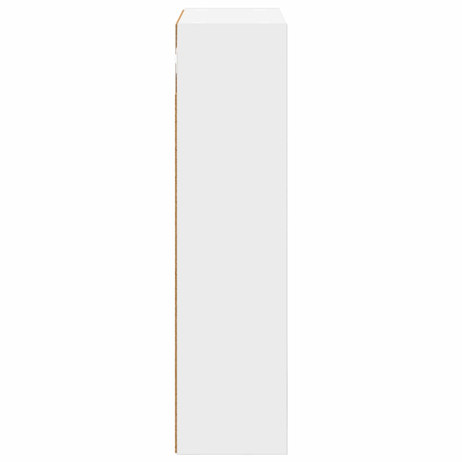 vidaXL Szafka ścienna łazienkowa z półką Biały 40 x 16 x 62,5 cm