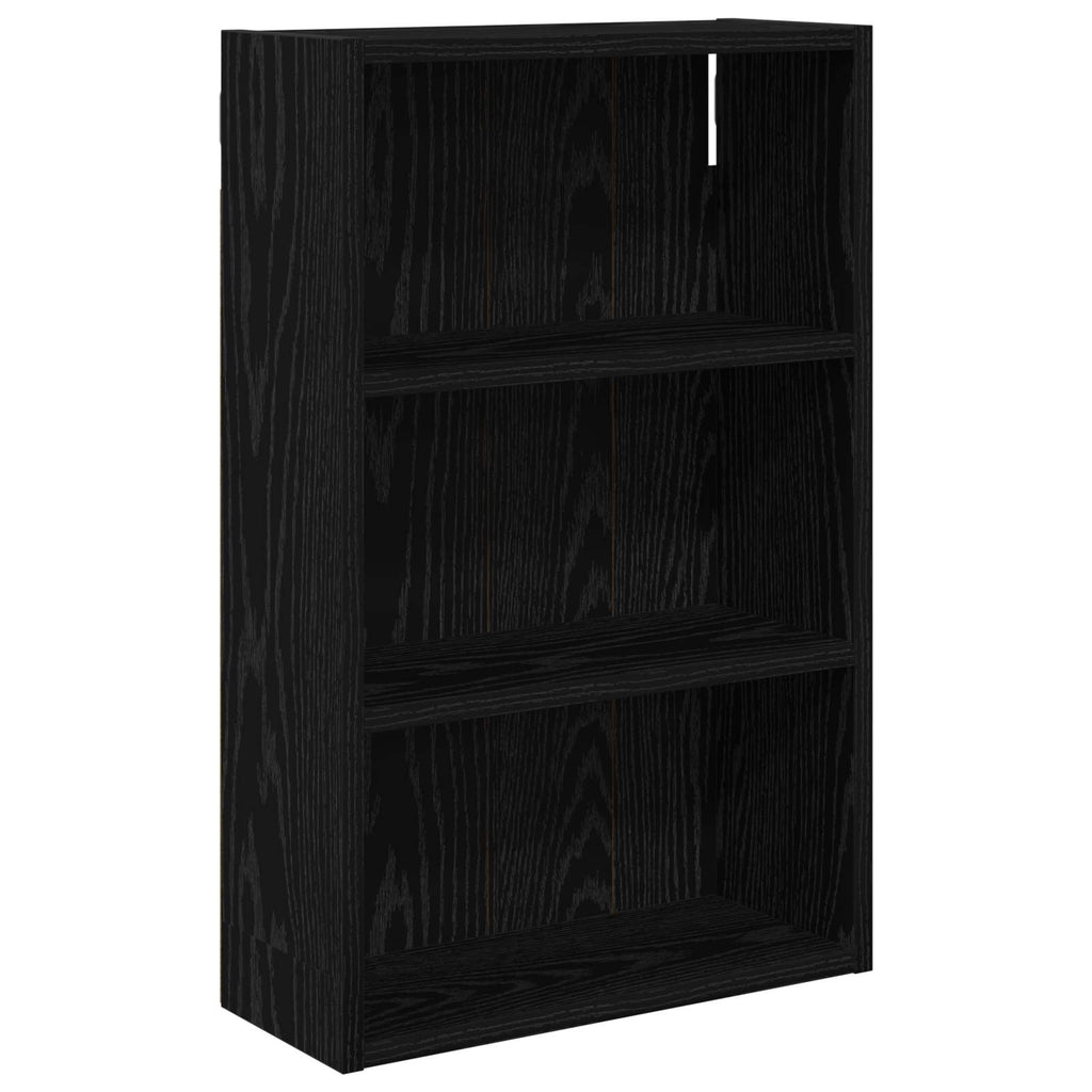 vidaXL Szafka ścienna łazienkowa z półką Czarny Dąb 40 x 16 x 62,5 cm