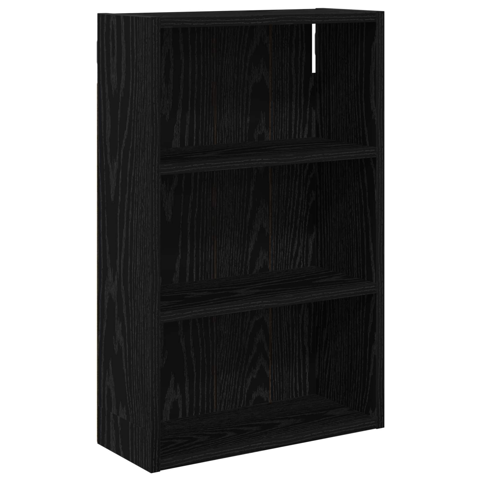 vidaXL Szafka ścienna łazienkowa z półką Czarny Dąb 40 x 16 x 62,5 cm