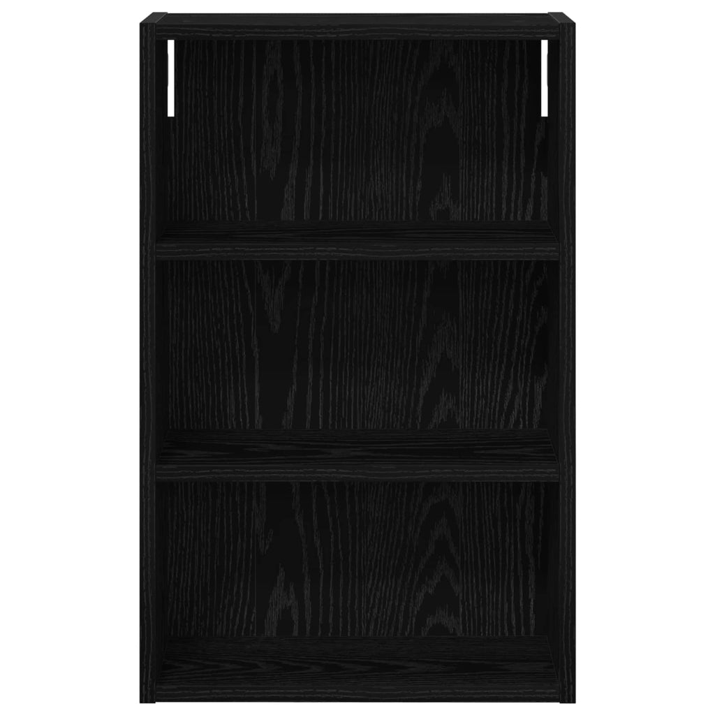 vidaXL Szafka ścienna łazienkowa z półką Czarny Dąb 40 x 16 x 62,5 cm