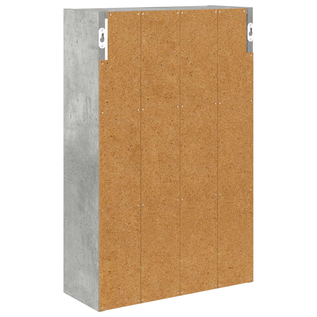 vidaXL Szafka ścienna łazienkowa Betonowy Szary 40 x 16 x 62,5 cm