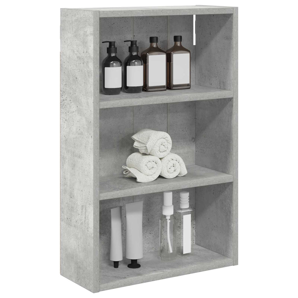 vidaXL Szafka ścienna łazienkowa Betonowy Szary 40 x 16 x 62,5 cm