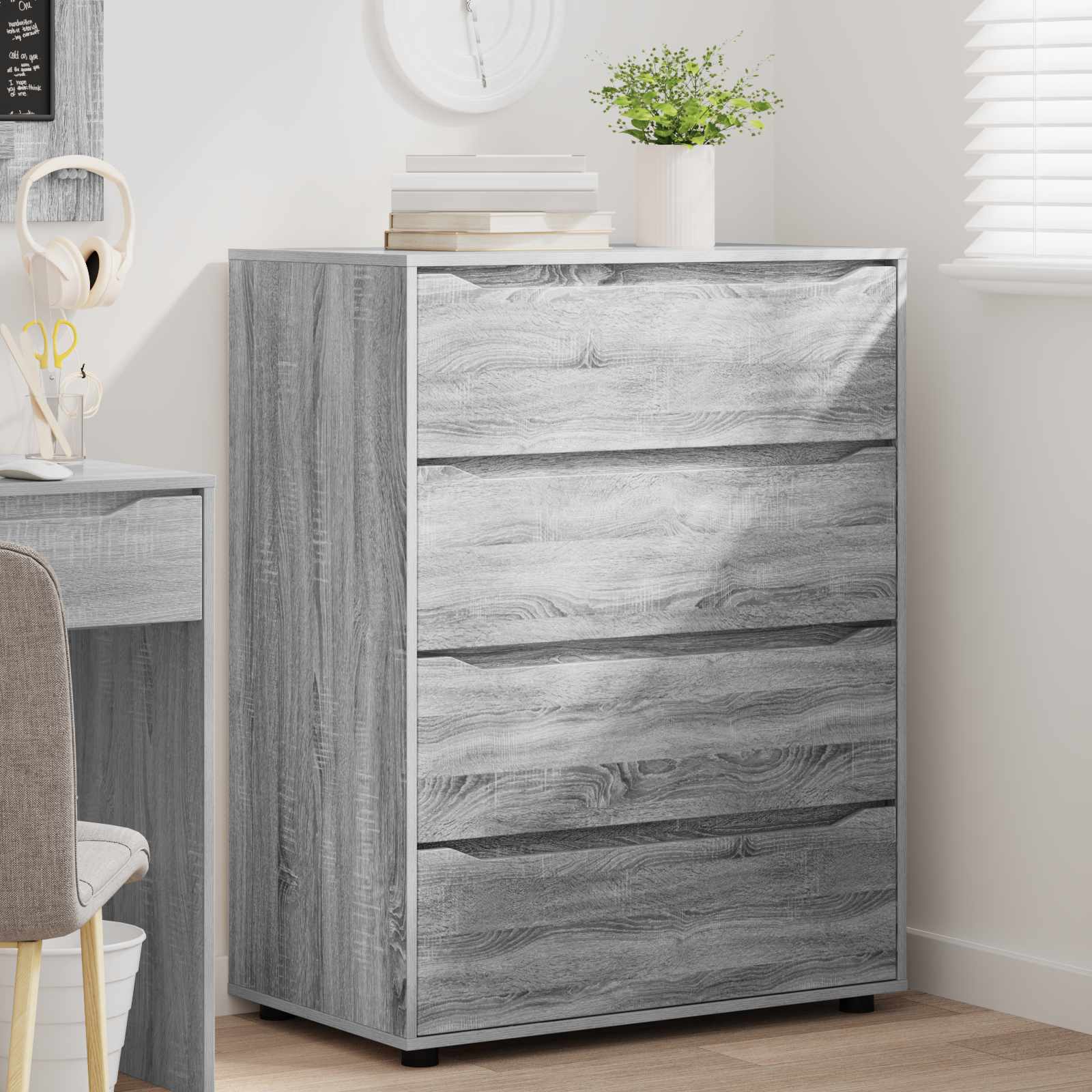 vidaXL Szafy do przechowywania 80 x 48 x 105 cm Drewno inżynieryjne