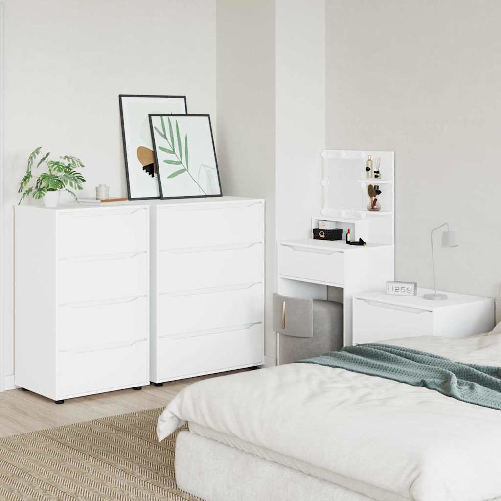 vidaXL Szafy do przechowywania Biały 60 x 48 x 105 cm
