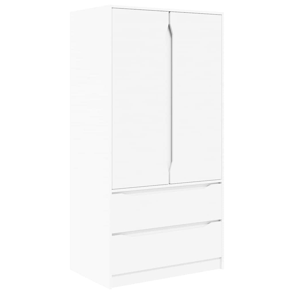 vidaXL Garderoba Biały 79,5 x 49 x 156 cm Drewno inżynieryjne