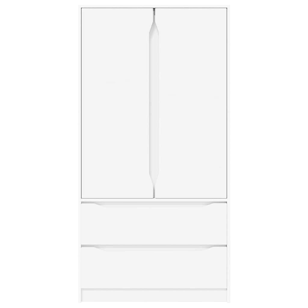 vidaXL Garderoba Biały 79,5 x 49 x 156 cm Drewno inżynieryjne