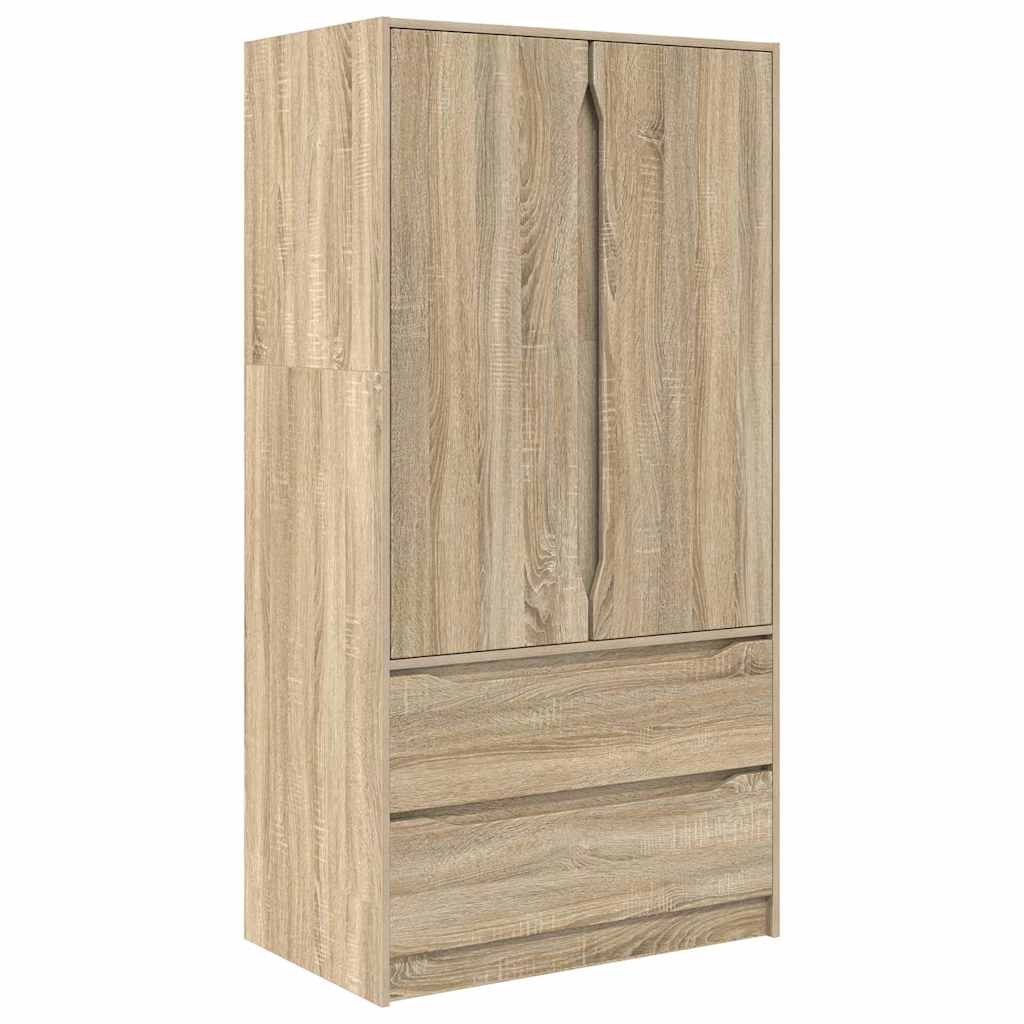 vidaXL Garderoba Dąb Sonoma 79,5 x 49 x 156 cm Drewno inżynieryjne