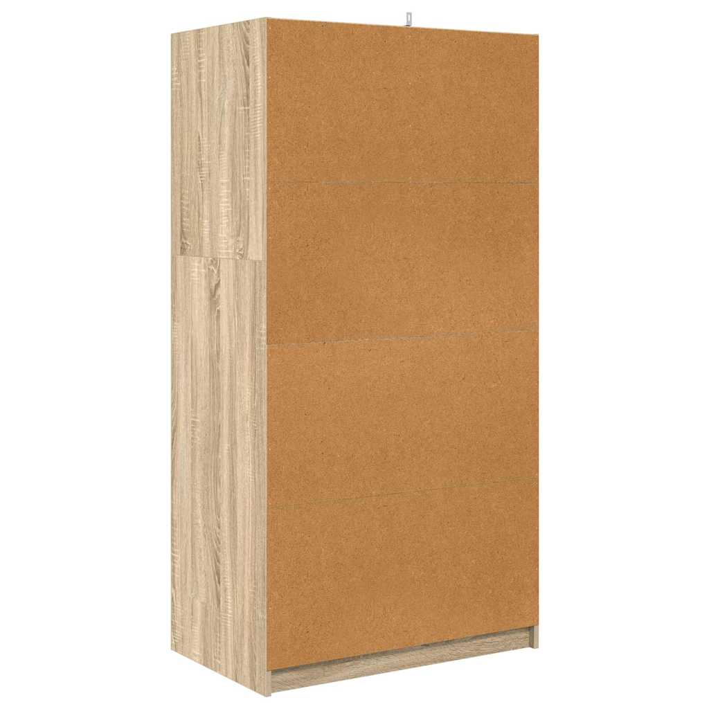 vidaXL Garderoba Dąb Sonoma 79,5 x 49 x 156 cm Drewno inżynieryjne