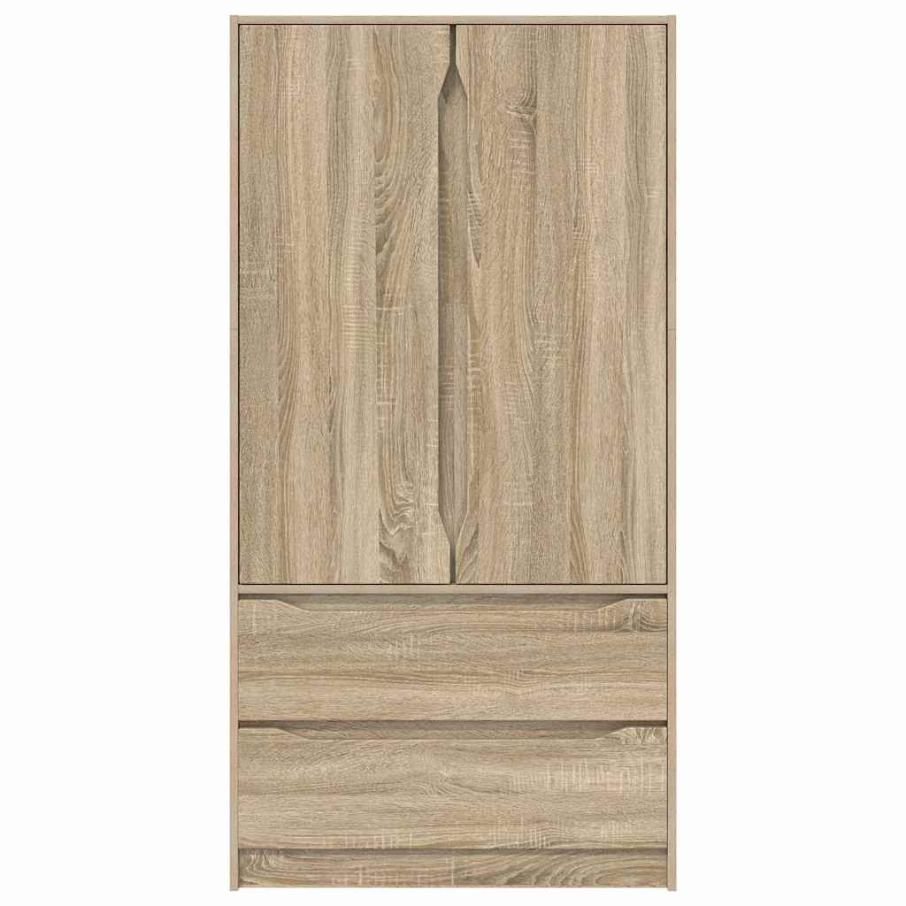 vidaXL Garderoba Dąb Sonoma 79,5 x 49 x 156 cm Drewno inżynieryjne