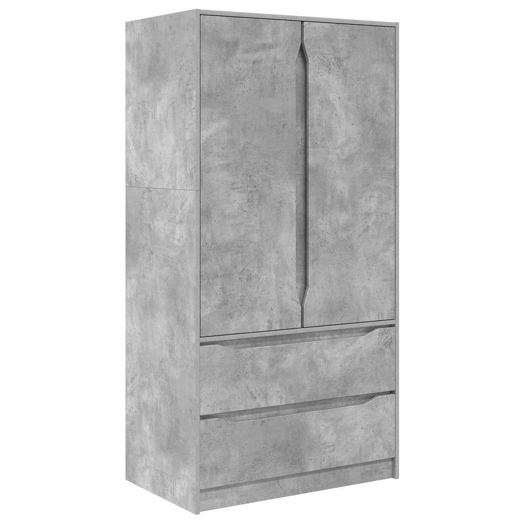 vidaXL Garderoba Betonowy Szary 79,5 x 49 x 156 cm Drewno inżynieryjne