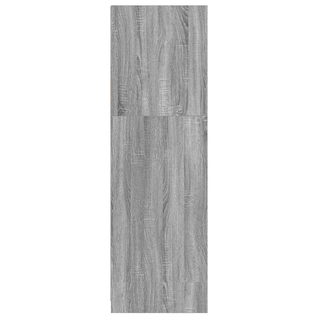 vidaXL Garderoba Szary Sonoma 79,5 x 49 x 156 cm Drewno inżynieryjne