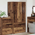 vidaXL Garderoba Stare drewno 79,5 x 49 x 156 cm Drewno inżynieryjne
