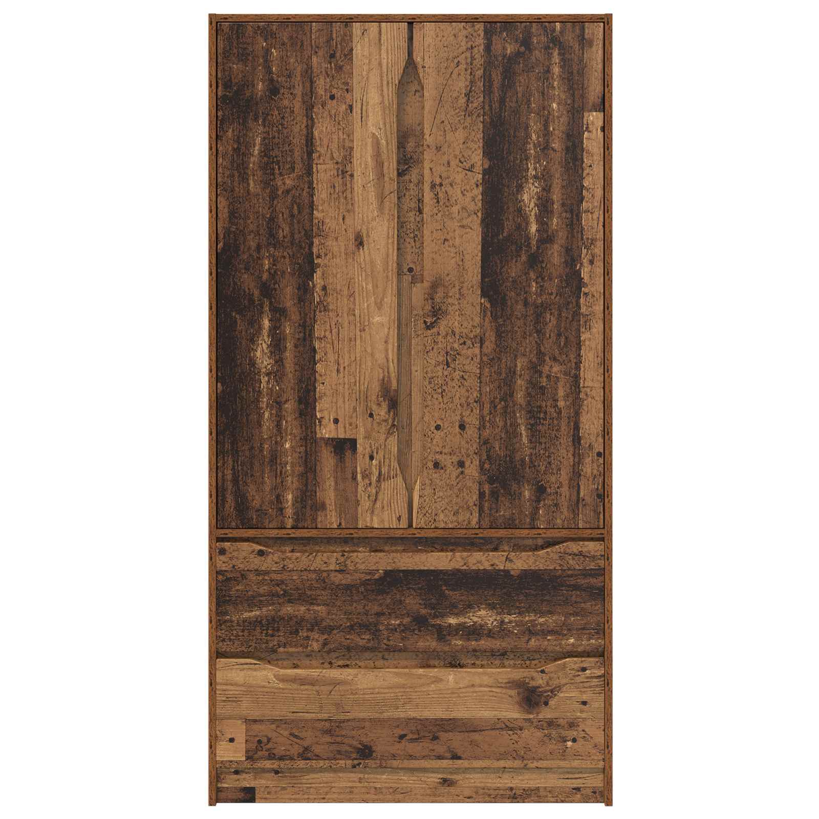 vidaXL Garderoba Stare drewno 79,5 x 49 x 156 cm Drewno inżynieryjne