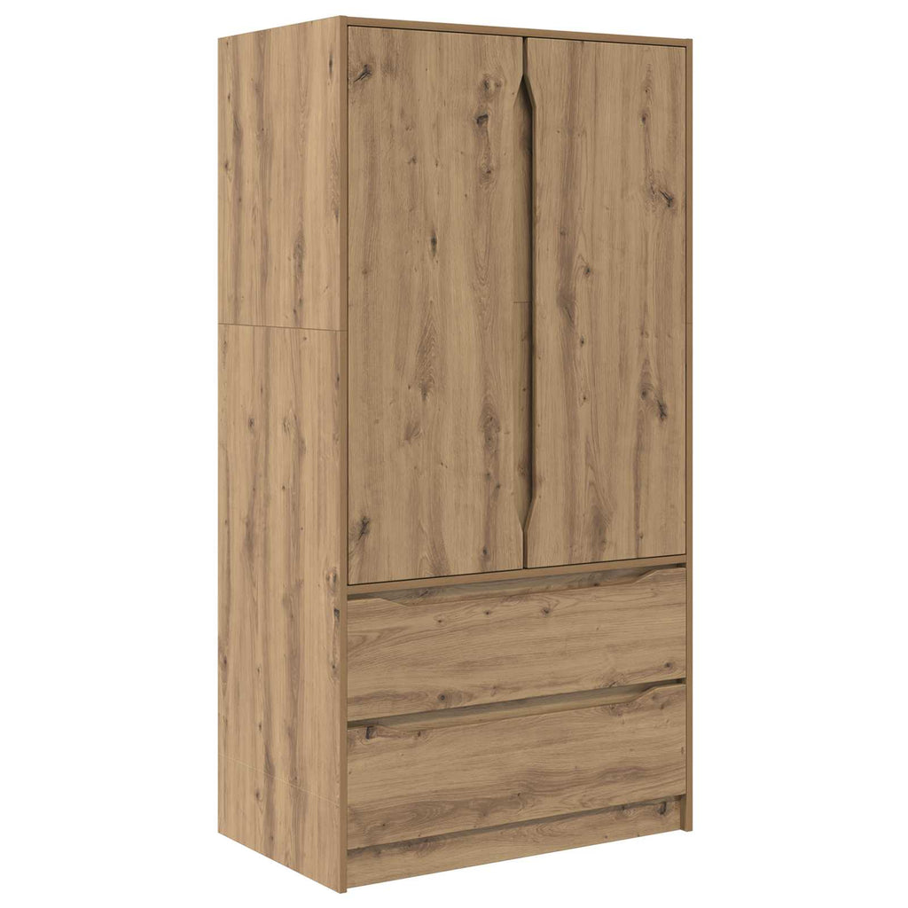 vidaXL Garderoba Dąb Rzemieślniczy 79,5 x 49 x 156 cm