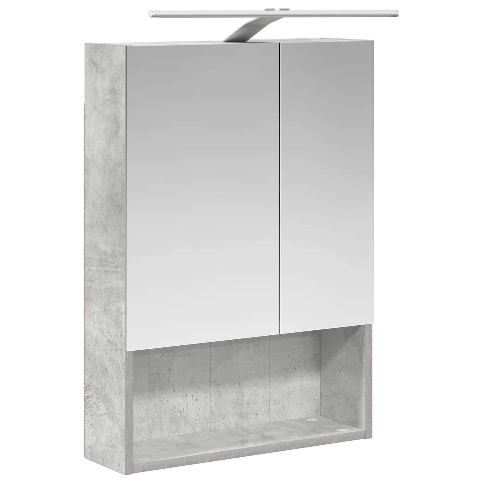 vidaXL Zestaw mebli łazienkowych 5 pcs Betonowy szary