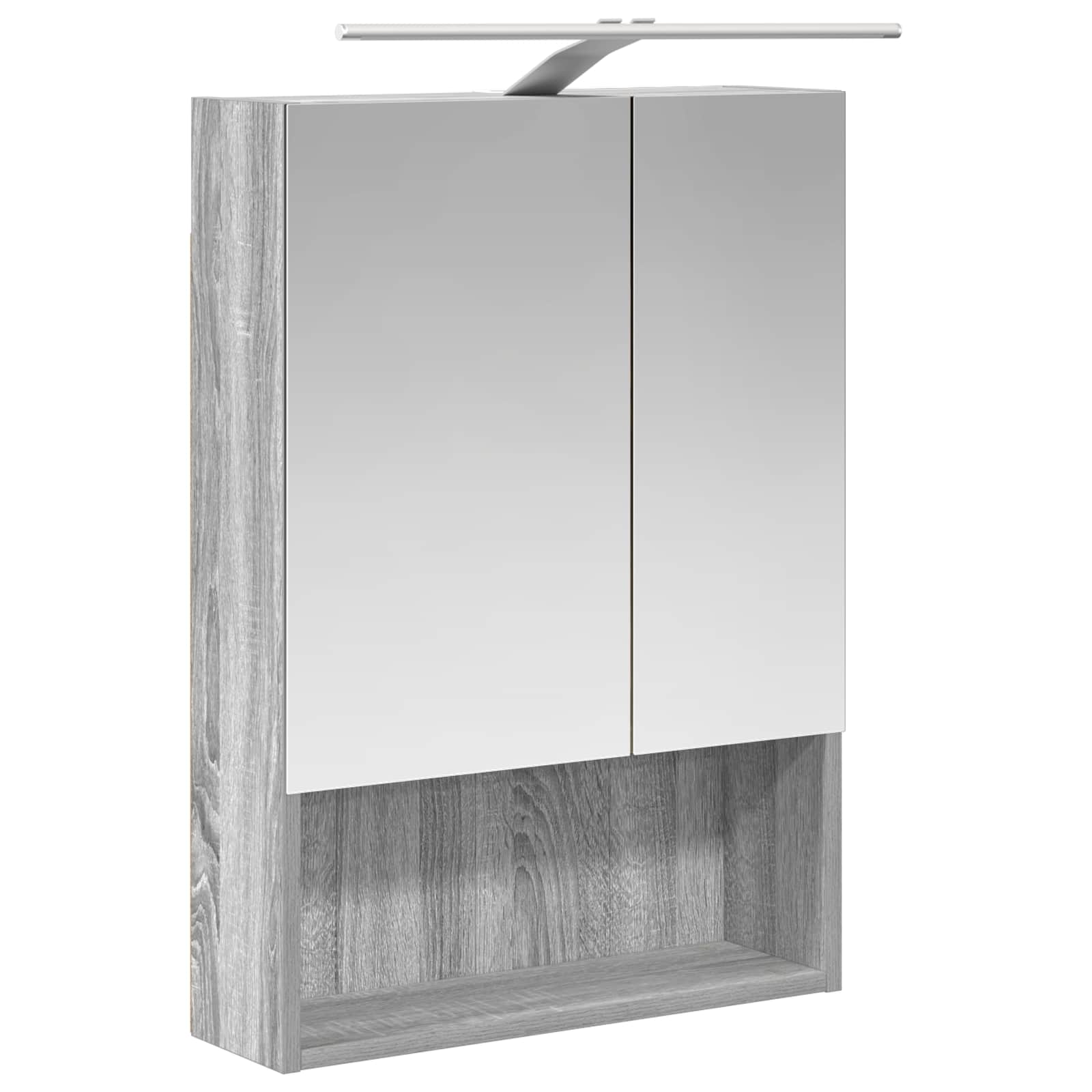 vidaXL Zestaw mebli łazienkowych 5 pcs Szary Sonoma