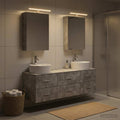 vidaXL Zestaw mebli łazienkowych 5 pcs Betonowy szary